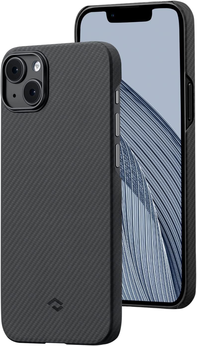 Pitaka MagEZ Case 3 Twill 600D Black/Grey for iPhone 14